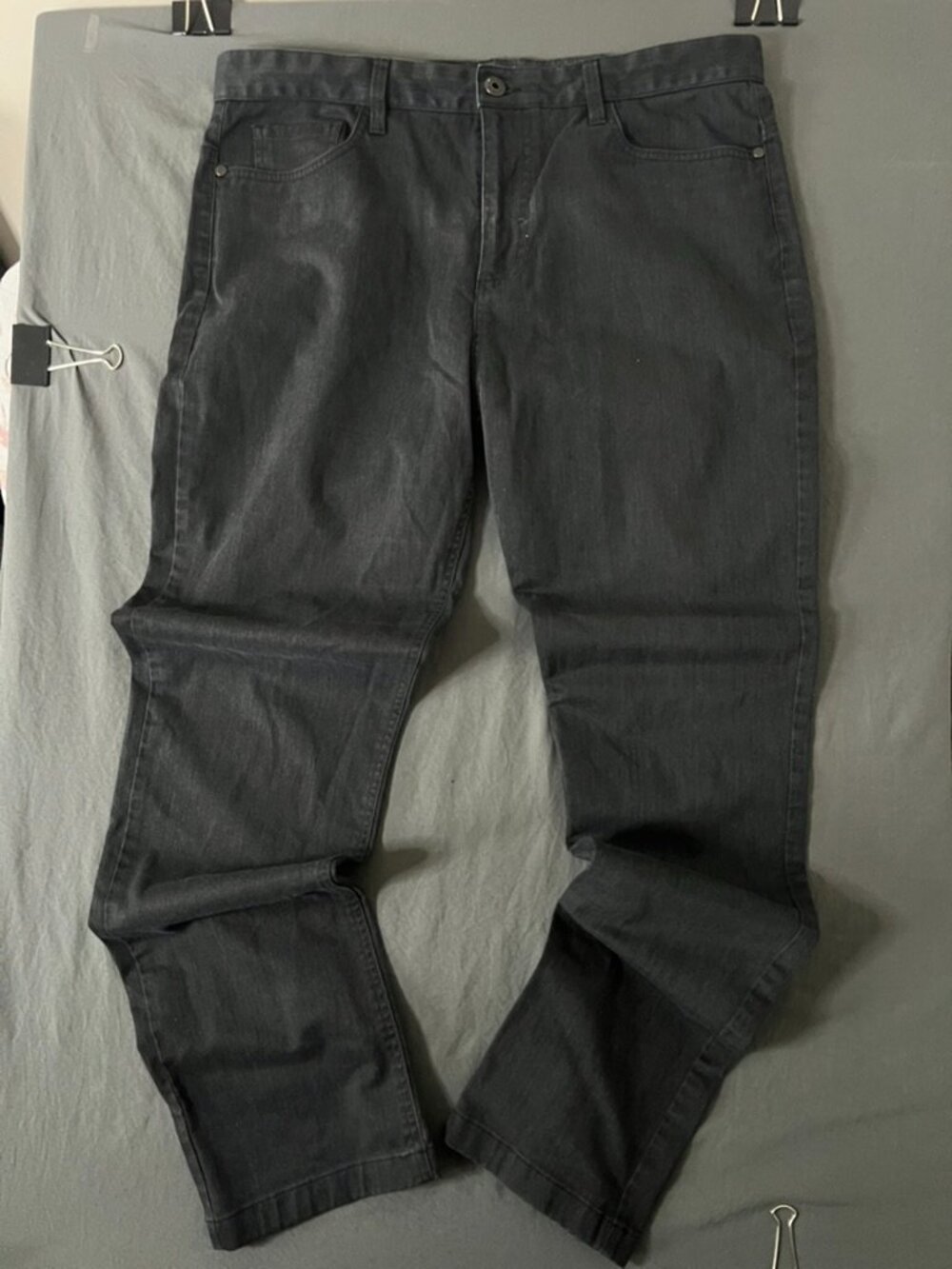 Kenneth Cole Reaction Chino Pants 34 X 32 Gray